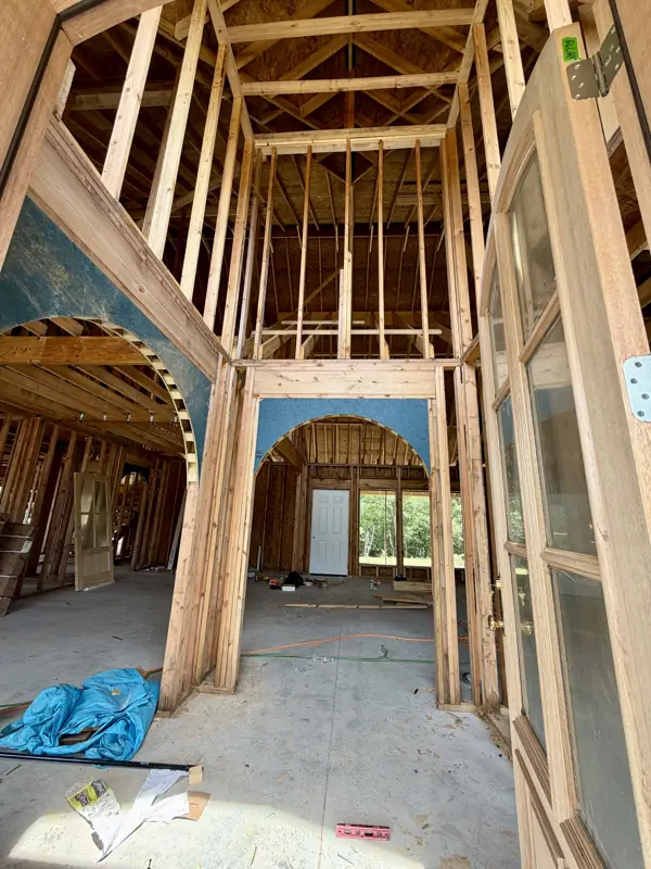 Arch and vault framing detail
