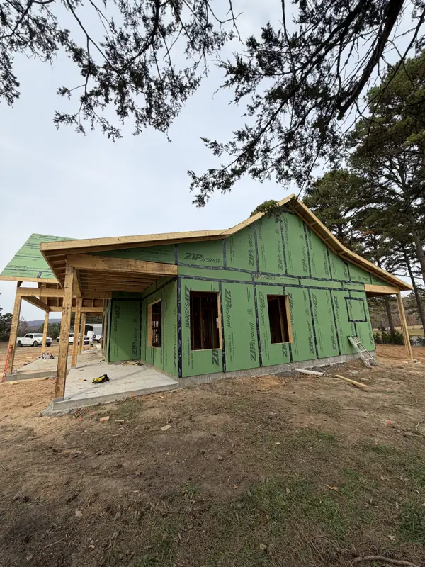 Side view during framing